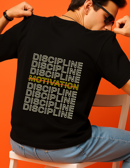 DISCIPLINE X MOTIVATION  T- SHIRT